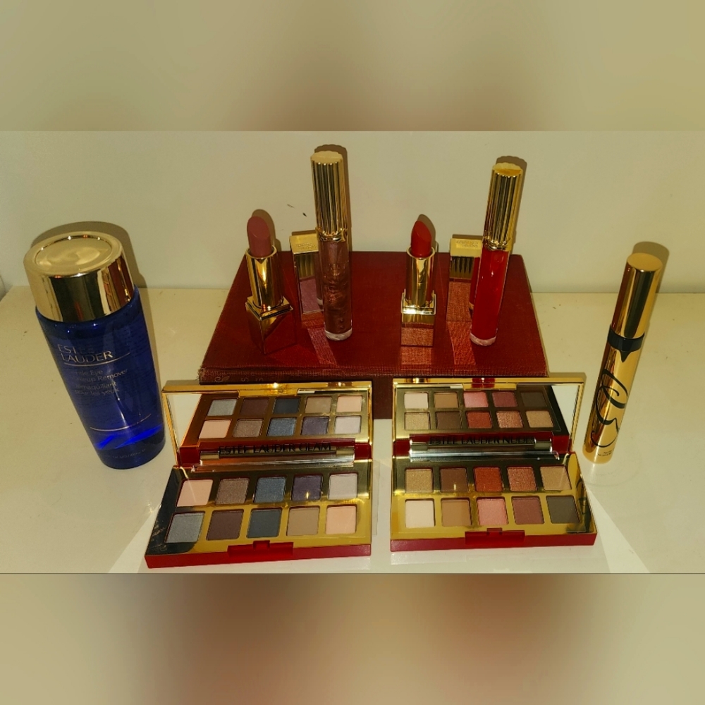 NEW Estee Lauder Holiday Blockbuster Enchanted 8p Makeup Lips & Eyes Collection